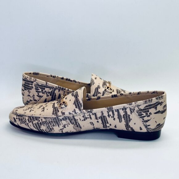 Sam Edelman Loraine Snake‑Print Loafer Size 10M Leather Driving Slip-On - Picture 8 of 16